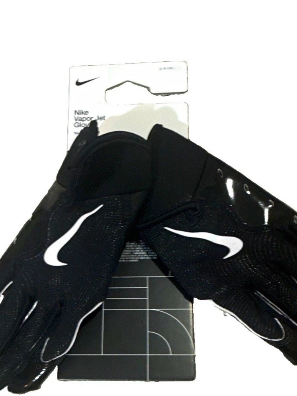 NWT Size Small vapor jet football receiver gloves black & white size small